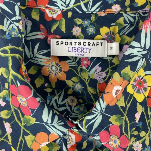 Sportscraft Liberty Fabrics Floral Shirt 16 - Picture 2 of 5